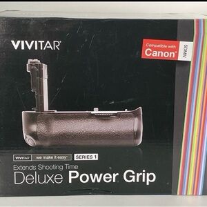 Canon Camera Handle Compatible Deluxe Power Grip - Black Brand New